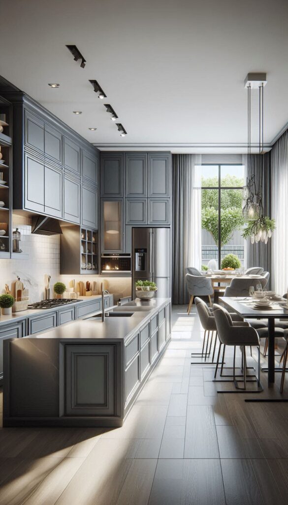 Gray Kitchen Cabinets