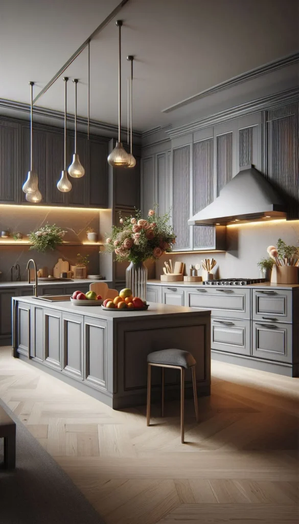 Gray Kitchen Cabinets