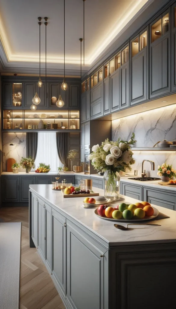 Gray Kitchen Cabinets